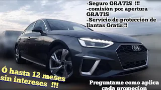 Audi A4 S line ya en México con seguro gratis y más!!! Con Jesus Hernandez