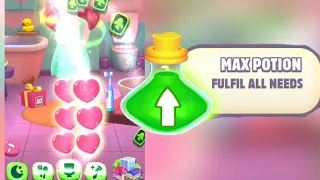 Instant Daily Routine with Max Potion - My Talking Angela 2
