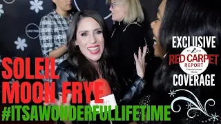 Soleil Moon Frye interviewed at the Lifetime TV's "It's a Wonderful Lifetime" Holiday Event