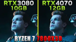 RTX 4070 12GB vs RTX 3080 10GB - Tested in 15 games - FHD, QHD, 4K