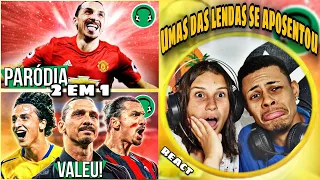 CASAL REACT 2 EM 1: VALEU, IBRA! O ADEUS DE IBRAHIMOVIC | ♫ ZLATAN IBRAHIMOVI