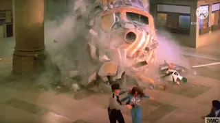 The Silver Streak crash scene with edited sfx