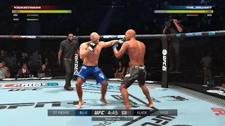 UFC 5 online. 2 ultra fast armbar submissions using GSP and Fedor
