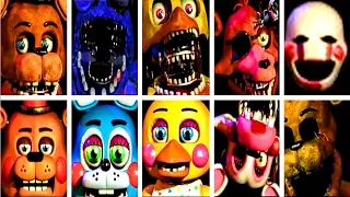 WARNING: ALL Five Nights at Freddy's 2 JUMPSCARES!!