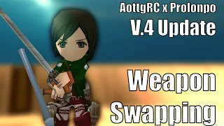 Attack on Titan Fan Game Update ~ Weapon Swapping ~ (AottgRC x Prolonpo v.4 release)