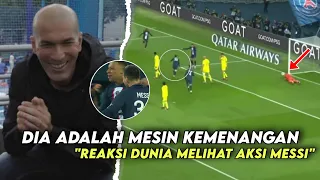 Zidane Tersenyum Melihat Ini!! Reaksi Zidane Saat Messi Buktikan Dia layak Jadi Pemain terbaik dunia