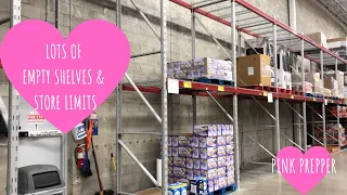 Stock Up NOW! Shocking Empty Shelves at Sam's Club & Store Limits on More & More Items!