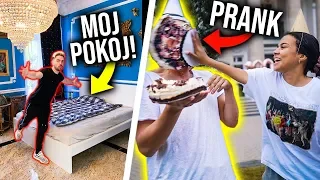 PIERWSZY PRANK W DOMU X! *MÓJ POKÓJ*