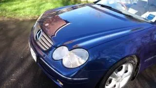 2005(05) MERCEDES CLK270 CDI ELEGANCE COUPE AUTOMATIC DIESEL JASPER BLUE LOW MILEAGE!