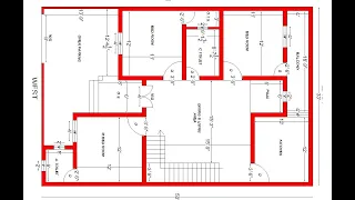 33x50 west facing house plan | 3bhk house plan with parking and puja room