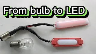 Tail light bulb to LED