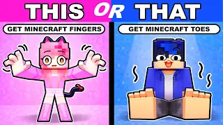 Minecraft but WEIRD THIS or THAT!