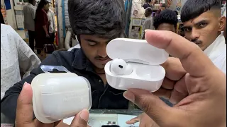 ￼ AirPods Pro to ANC working first copy ₹1000 ￼ unboxing customer rjmobile01 ￼ with silicon case