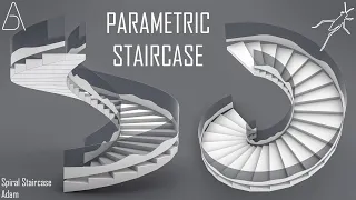 Spiral Staircase - Parametric Modeling