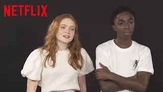 Caleb y Sadie de Stranger Things adivinan expresiones argentinas | Netflix