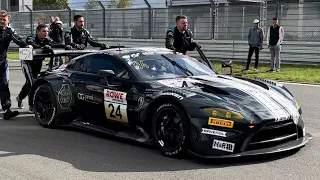 Aston Martin Vantage AMR GT3 Compilation on the Nürburgring - Amazing sound and Fly-Bys