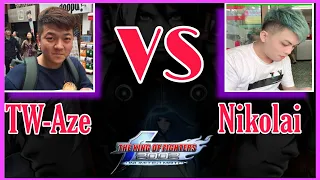 KOF2002UM Tw-Aze 🇹🇼 Vs Nikolai-(保力達)🇹🇼 | FT-10 | Epic Battle