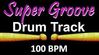 Funkdafy Groove Drum Track 100 BPM Drum Beats for Bass Guitar Instrumental Drums Tracks | Beat 498