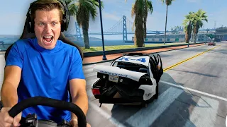 INCREDIBLY DESTRUCTIVE POLICE CHASES - BeamNG - Part 6