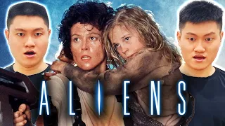 ALIENS (1986) | FIRST TIME WATCHING | MOVIE REACTION | SUBTITLES