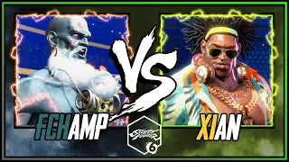 SF6 ➣ FCHAMP ( DHALSIM ) VS XIAN ( DEEJAY ) STREET FIGHTER 6