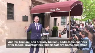 VIDEO NOW: Son of Rudy Giuliani addresses reporters