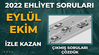 KAZANDIRAN Ehliyet Soruları / 2022 EYLÜL EKİM Çıkmış Ehliyet Soruları / Ehliyet Sınav Soruları