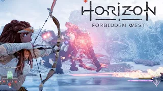 Horizon Forbidden West PS4 Gameplay - Combat VS Huge Machine (Horizon Forbidden West Gameplay)
