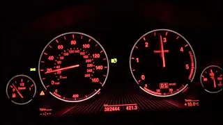 BMW F01 730d 245 HP acceleration