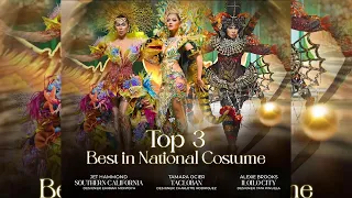 TOP 3 BEST IN NATIONAL COSTUME | MISS UNIVERSE 2024 | NATIONAL COSTUME