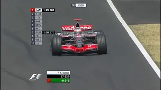 F1 2007 R11 Hungary - Last bits of Q3