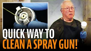 Quick way to clean a spray gun!