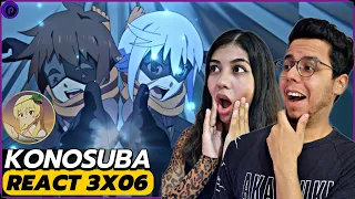 KAZUMITO SOLOU TODO MUNDO! KAZUMA E CHRIS INVADEM O CASTELO! | REACT KONOSUBA 3X06