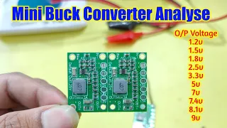 Mini buck convert with multi value voltage output analyse DSO198-61E