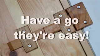 WOODMONGERY 'Homemade Wooden Door Latches'  Project woodworking with scrapwood