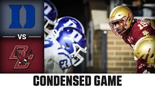 Duke vs. Boston College Condensed Game | 2022 ACC Football