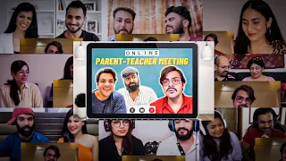 Online Parent Teacher Meeting 🤣Funny Mashup Reactions | Ashish Chanchlani | #DheerajReaction |