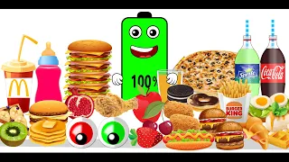 Asmr Mukbang Compilation 03 || Asmr Mukbang Animation || Battery Charging Animation