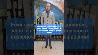 Как правильно подобрать длину трости