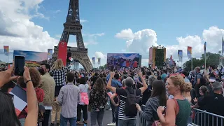 Tokyo 2020 to Paris 2024 Olympics 8 august 21ceremony & Patrouille de France flyover