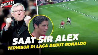 SIR ALEX TERHIBUR" Inilah Hari Dimana Debut Ronaldo Muda Buat Sir Alex Ferguson Begitu Terkesan