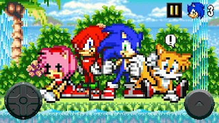 Playing Sonic Advance on Mobile