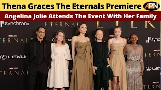 Marvel's Eternals: Angelina Jolie Poses With Her 5 Children At The Grand Premiere
