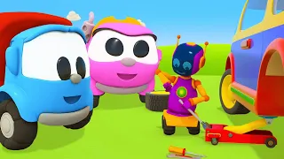 Lea the Truck full episodes | Cartoons for kids with cars & trucks - Learn vehicles for kids.