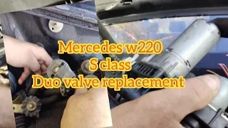 Mercedes w220 s class 5.0 v8 1999 duo valve replaced for  climate control