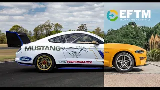 Ford Mustang V8 Supercar compared to Mustang Road Car