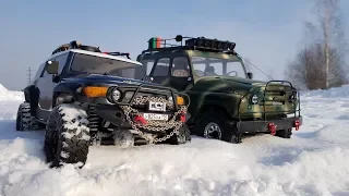 УАЗ против Toyota FJ Cruiser ... Сравнительный тест-драйв