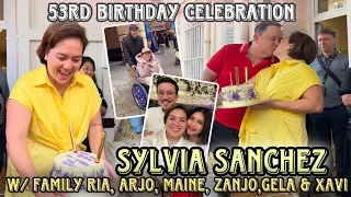 Sylvia Sanchez 53rd Birthday Celebration agad sinorpresa ng pagbati ng mga anak Ria Atayde,Arjo,Gela