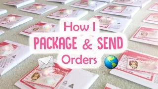 How I Package & Send My Shop Orders (Polymer Clay Charms)