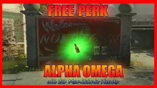 FREE PERK ALPHA OMEGA (All 30 Manikin Head Locations)